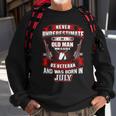 Never Underestimate An Old Us Veteran Born In July Xmas Sweatshirt Gifts for Old Men