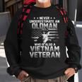 Never Underestimate An Oldman Vietnam Veteran Sweatshirt Gifts for Old Men