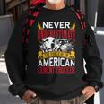 Never Underestimate The Power Of An American Trucker Sweatshirt Gifts for Old Men