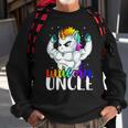 Unicorn Uncle Unclecorn For Men Manly Unicorn Gift Sweatshirt Gifts for Old Men