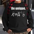Be Unique Linear Algebra Sweatshirt Gifts for Old Men
