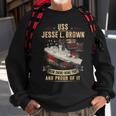 Uss Jesse L Brown Ff1089 Sweatshirt Gifts for Old Men