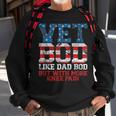 Vet Bod Like Dad Bod But With More Knee Pain Veteran Day Sweatshirt Gifts for Old Men