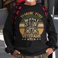 Veteran Vets Thank You Veterans Combat Boots Veteran Day American Flag 2 Veterans Sweatshirt Gifts for Old Men