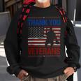 Veteran Vets Thank You Veterans Service Patriot Veteran Day American Flag 3 Veterans Sweatshirt Gifts for Old Men
