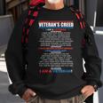 Veterans Creed Patriot Usa Military Comrades America Sweatshirt Gifts for Old Men