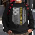 Vintage American Flag Proud Army Dad Fathers Day Gift Sweatshirt Gifts for Old Men