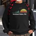 Vintage Ancient Oaks Pennsylvania Home Themed Souvenir Sweatshirt Gifts for Old Men