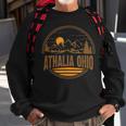 Vintage Athalia Ohio Mountain Hiking Souvenir Print Sweatshirt Gifts for Old Men
