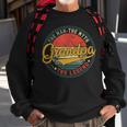 Vintage Grandpa Man Myth Legend Dad Fathers Day Gift Sweatshirt Gifts for Old Men