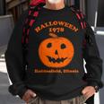 Vintage Halloween 1978 Pumpkin Haddonfield Illinois Sweatshirt Gifts for Old Men