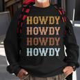 Vintage Howdy Rodeo Western Cowboy Country Cowgirl Sweatshirt Gifts for Old Men