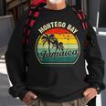 Vintage Montego Bay Beach Jamaica Summer Vacation Sunset Vacation Funny Gifts Sweatshirt Gifts for Old Men