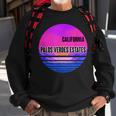 Vintage Palos Verdes Estates Vaporwave California Sweatshirt Gifts for Old Men