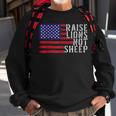 Vintage Patriotic Party Patriot Lion Raise Lions Not Sheep Sweatshirt Gifts for Old Men