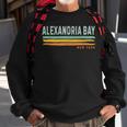 Vintage Stripes Alexandria Bay Ny Sweatshirt Gifts for Old Men