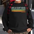 Vintage Stripes Amelia Court House Va Sweatshirt Gifts for Old Men
