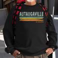 Vintage Stripes Autaugaville Al Sweatshirt Gifts for Old Men
