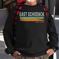 Vintage Stripes East Schodack Ny Sweatshirt Gifts for Old Men