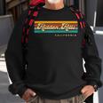 Vintage Sunset Stripes Hidden Hills California Sweatshirt Gifts for Old Men
