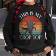Vintage This Is My Crop Top Corn Farmer Corn Funny Gifts Sweatshirt Gifts for Old Men