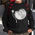 Vintage Vinyl Records Player Record Collector Music Lover Sweatshirt Gifts for Old Men