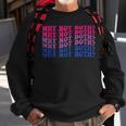 Vintage Why Not Both Funny Gay Bisexual Bi Flag Pride Sweatshirt Gifts for Old Men