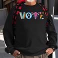 Vote Banned Books Black Lives Matter Lgbt Gay Pride Equality Sweatshirt Gifts for Old Men