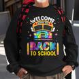 Welcome Back To School Bus Driver 1St Day Tie Dye Sweatshirt Gifts for Old Men
