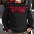 West Hills Vintage Arch College Coalinga Sweatshirt Gifts for Old Men