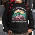 Western Sunset I Got A Heart Like A Truck Cowgirl Cowboy Gift For Womens Sweatshirt Gifts for Old Men