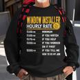 Window Installer Hourly Rate Blind Man Window Installer Sweatshirt Gifts for Old Men