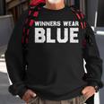 Winners Wear Blue Spirit Wear Team Game Color War Sweatshirt Gifts for Old Men