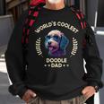 Worlds Coolest Dog Dad Papa - Men Doodle Sweatshirt Gifts for Old Men
