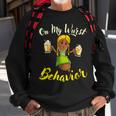 On My Wurst Behavior Bratwurst German Oktoberfest Sweatshirt Gifts for Old Men