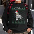 Xmas Zebra Ugly Christmas Sweater Party Sweatshirt Gifts for Old Men