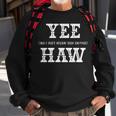 Yee Haw Vintage Retro Pink Country Girl Western Cowgirl Sweatshirt Gifts for Old Men