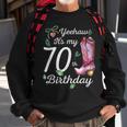 Yeehaw Its My 70Th Birthday 70 Year Old Gift Country Cowgirl Sweatshirt Gifts for Old Men