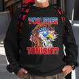 You Free Tonight Usa American Flag Patriotic Eagle Mullet Sweatshirt Gifts for Old Men