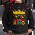 Young King Crown African American Kids Boys 1865 Junenth Sweatshirt Gifts for Old Men