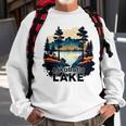 Arkabutla Lake Retro Minimalist Lake Arkabutla Sweatshirt Gifts for Old Men