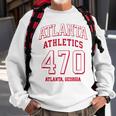 Atlanta Athletics 470 Atlanta Ga For 470 Area Code Sweatshirt Gifts for Old Men