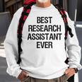 Best Research Assistant Ever Sweatshirt Gifts for Old Men
