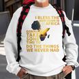 I Bless The Rain Down In Africa 90S 80S Old School Sweatshirt Gifts for Old Men