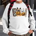 Boo French Bulldog Pumpkin Candy Dog Puppy Halloween Costume Sweatshirt Gifts for Old Men
