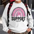 Breast Cancer Warrior Squad Ribbon Breast Cancer Awareness Sweatshirt Gifts for Old Men
