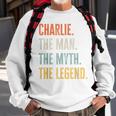 Charlie The Best Man Myth Legend Funny Best Name Charlie Sweatshirt Gifts for Old Men