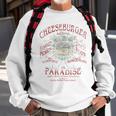 Cheeseburger In Paradise Sweatshirt Gifts for Old Men