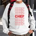 Chef Thank You Bag Design Funny Cute Chef Funny Gifts Sweatshirt Gifts for Old Men
