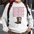 Cowgirl White Howdy Vintage Rodeo Western Country Southern Sweatshirt Gifts for Old Men